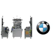 Car-O-Liner automotive repair station with specialized tools for BMW vehicle maintenance
