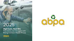 ABPA 2025 report cover showing consumer struggle with rising collision repair expenses