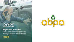 ABPA 2025 report cover showing consumer struggle with rising collision repair expenses