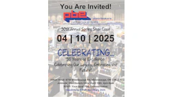PBE Distributors 30th Spring Show invitation for paint industry professionals on April 10, 2025