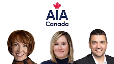 AIA Canada team of three professionals in business attire