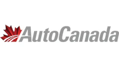 AutoCanada corporate logo with red maple leaf graphic