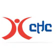 CHC corporate logo with red stylized human figure symbol