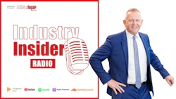 Industry Insider Radio podcast promotional graphic with smiling professional