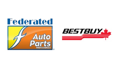 Federated Auto Parts and Best Buy Canada corporate logos