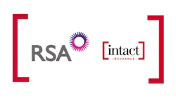 RSA and Intact Insurance corporate logos side by side