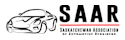 SAAR automotive repair association logo with sleek car silhouette