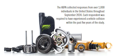 Automotive parts collection: motor oil, bearings, gears, and mechanical components