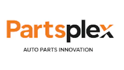 Partsplex auto parts innovation logo in orange and black