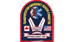 Transborder Emergency Response Committee official emblem with rescue and research symbols