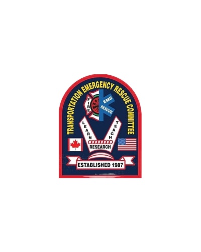 Transborder Emergency Response Committee official emblem with rescue and research symbols