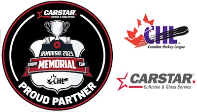 2025 Memorial Cup tournament logo with silver trophy and Canadian hockey emblems