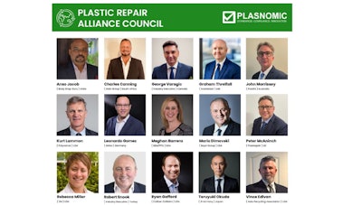 Plastic Repair Alliance Council leadership team headshots grid