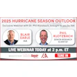 2025 Hurricane Season Outlook webinar with IAA experts Blair Earle and Dr. Phil Klotzbach