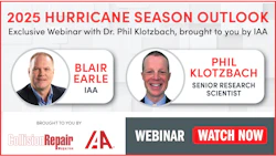 2025 Hurricane Season Outlook webinar with IAA experts Blair Earle and Phil Klotzbach