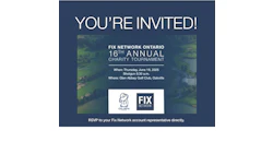 Fix Network Ontario 16th Annual Charity Golf Tournament invitation for June 19, 2025