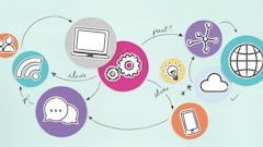 Aerial View Of Woman Working On Social Media 2023 11 27 05 15 57 Utc