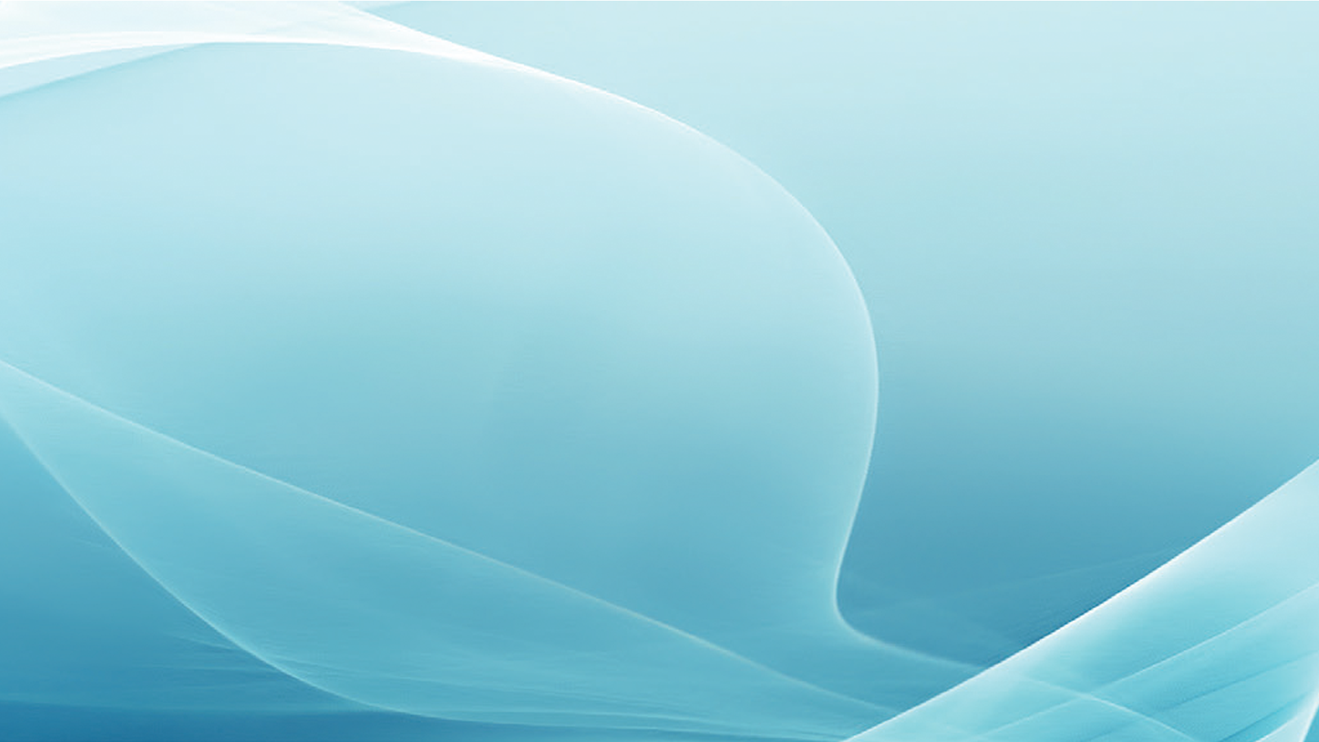 Ethereal blue waves flowing with smooth, translucent curves