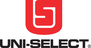 Uni-Select corporate logo with red geometric brand symbol
