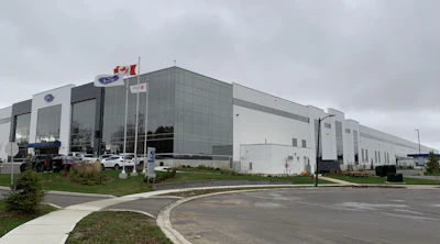 Ford Canada's auto parts distribution centre in Casselman, Ontario.