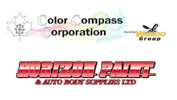Color Compass Corporation logo with Wesco Group and Horizon Paint branding