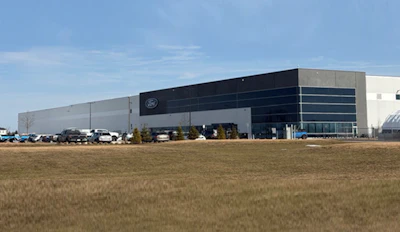Ford Canada's auto parts distribution centre in Leduc, Alberta.
