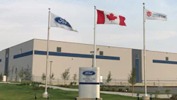 Ford Canada's auto parts distribution centre in Paris, Ontario.