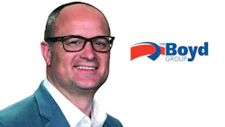 The Boyd Group corporate logo with red and blue curved design