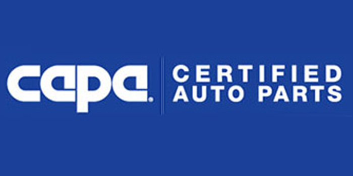 CEPA Certified Auto Parts blue and white corporate logo