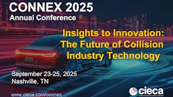 CONNEX 2025 Annual Conference poster showcasing automotive technology in Nashville