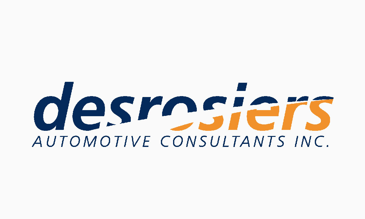 Desrosiers Automotive Consultants Inc. corporate logo in navy blue and orange