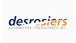 Desrosiers Automotive Consultants Inc. corporate logo in navy blue and orange
