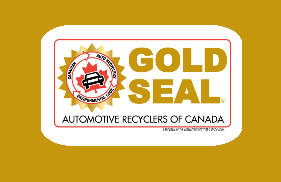 Gold Seal certification logo for Canadian Automotive Recyclers
