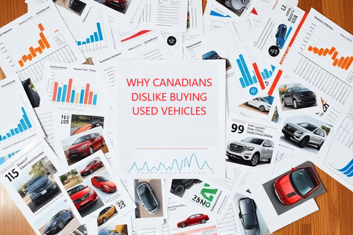 Automotive market research documents showing Canadian used vehicle buying trends