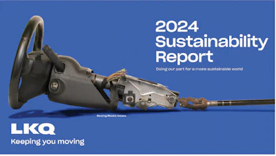 Automotive steering wheel and column for LKQ 2024 Sustainability Report