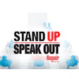 Stand Up Speak Out campaign logo for Collision Repair Magazine