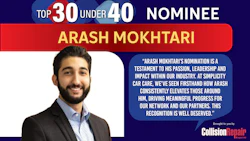 Top 30 Under 40 nominee Arash Mokhtari in professional attire