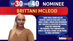 Brittani McLeod, Top 30 Under 40 nominee, wearing glasses and yellow top