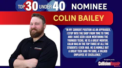 Colin Bailey, Top 30 Under 40 nominee for appraiser and mentor in black shirt