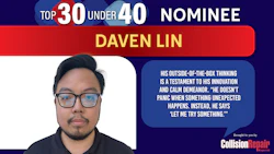 Top 30 Under 40 nominee Daven Lin, wearing glasses in professional headshot