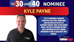 Kyle Payne, Top 30 Under 40 nominee from Simplicity, recognized for leadership
