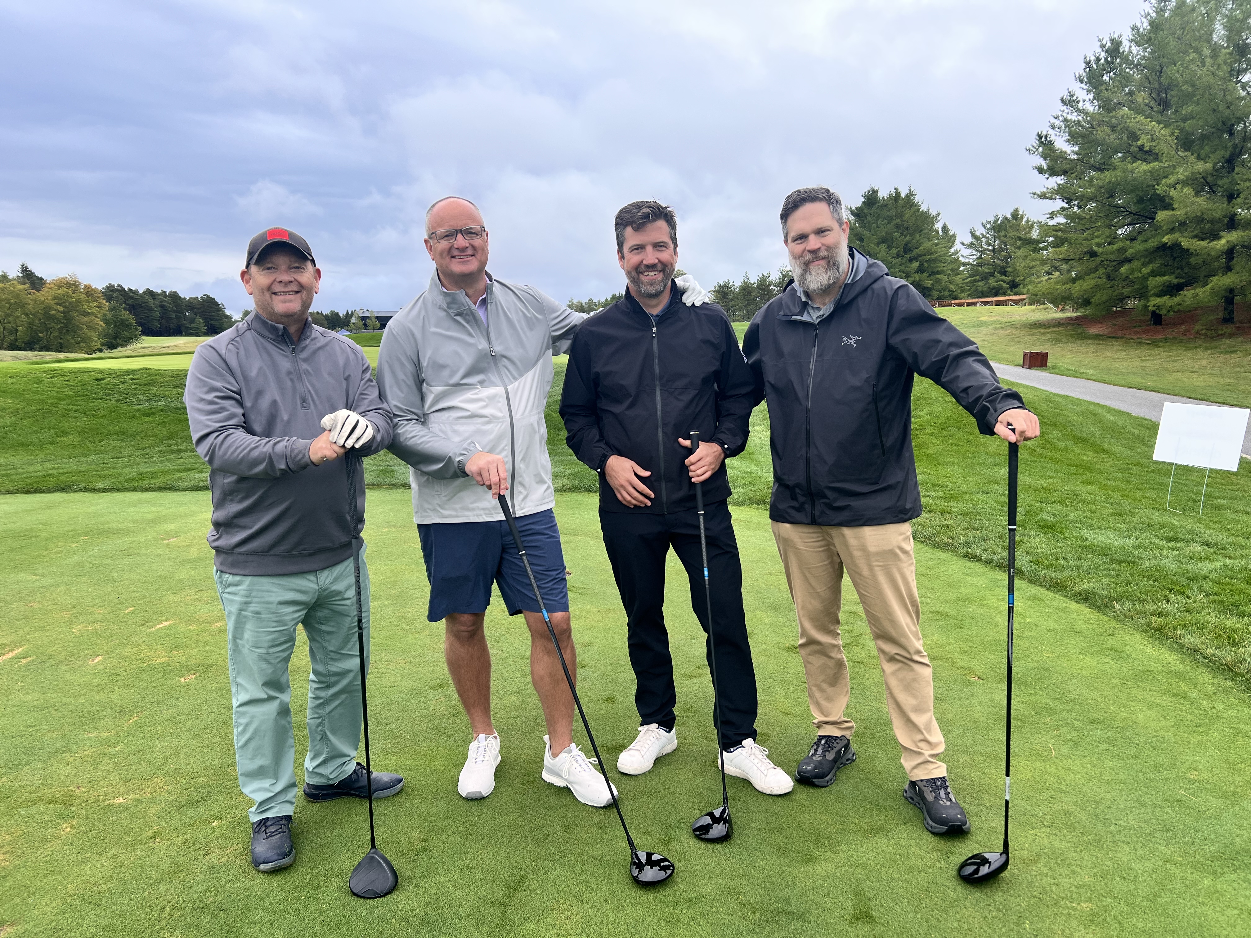 From left to right: Paul Hicks - VP Client Services TD Insurance, Brian Kaner - President & CEO The Boyd Group, Steven Boyd - COO Canada The Boyd Group and Daryl McGrattan - AVP Auto Claims Aviva Canada
