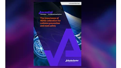 Ascential white paper cover about ADAS calibration for collision prevention
