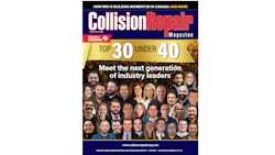Collision Repair Magazine's Top 30 Under 40 industry leaders group photo