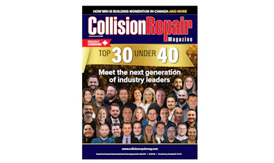 Collision Repair Magazine's Top 30 Under 40 industry leaders group photo