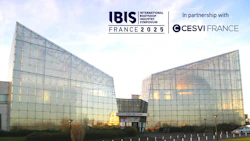 Modern glass conference center for IBIS International Body Industry Symposium in France