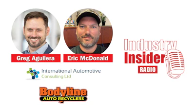 Industry Insider Radio podcast graphic with two professional headshots and company logos