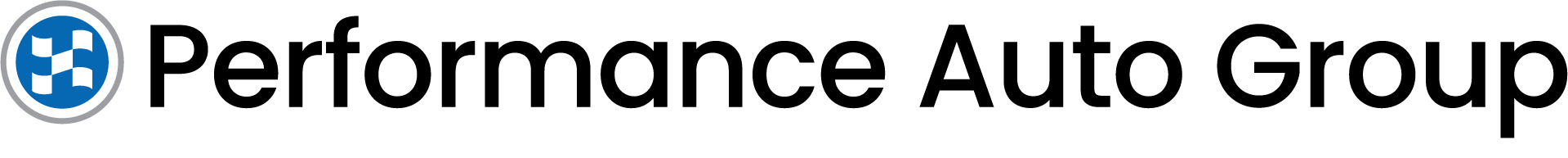 Performance Auto Group logo with blue checkmark icon