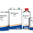 PPG Velocity paint and coating product containers in various sizes