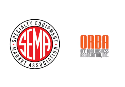 SEMA and ORBA professional association logos in red, black, and orange